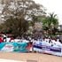 Kiswahili enthusiasts during a march to promote Kiswahili language.