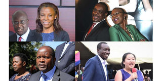 Governor aspirants and spouses