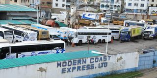 Modern Coast Express Limited yard in Mombasa
