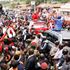 Azimio la Umoja One Kenya Alliance Presidential Candidate Raila Odinga addresses his supporters