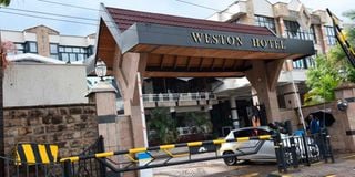 The Weston Hotel on Langata road in Nairobi.