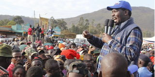 Peter Munya campaigns in Tigania