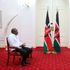 President Uhuru Kenyatta and Mutuma Mathiu