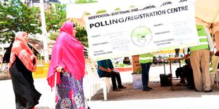 A polling station 2017 eelections