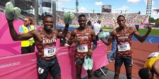 Team Kenya 4x400m relay