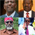 Presidential candidates William Ruto, Raila Odinga, George Wajackoyah and David Waihiga.