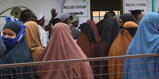 Mandera voters 