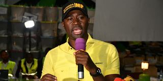 John Gitonga Mukinji, MP-elect for Manyatta constituency