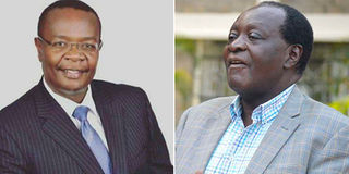 Dr Paul Otuoma Busia governor, and Dr Wilber Ottichillo Vihiga 