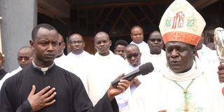 Bishop Joseph Obanyi of Kakamega Catholic Diocese