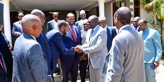 President-elect William Ruto udm ali roba 