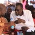 Outgoing Turkana Governor Josphat Nanok (right) and his Trans Nzoia counterpart Patrick Khaemba in Lodwar on August 20, 2022
