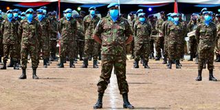 Kenya Defence forces soldiers 
