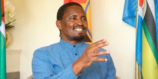 Laikipia East MP-elect Mwangi Kiunjuri. 