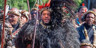 King of Amazulu nation Misuzulu kaZwelithini 
