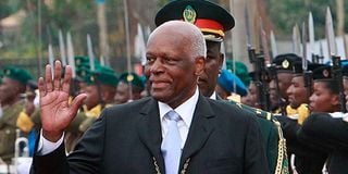 Former Angola President Jose Eduardo dos Santos