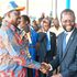 Azimio presidential candidate Raila Odinga congratulates Prof Anyang’ Nyong’o.