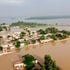 A flooded area after heavy monsoon rains in Pakistan