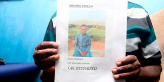 A photo of Guyo Mustafa, 23, who has been missing for the past week.