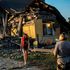 Ukraine school destroyed during Russia invasion