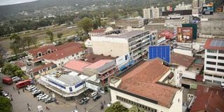 A view of Nakuru town on November 30, 2021.