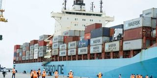Lamu Port receives Cargo Ship MV Seago Peraus.