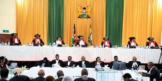 Supreme Court of Kenya judges.