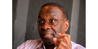 Retired Chief Justice Dr Willy Mutunga.