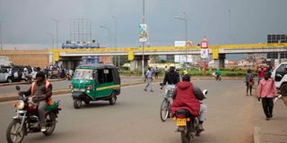 Kondele roundabout in Kisumu 