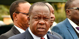 Interior Cabinet Secretary Fred Matiang’i