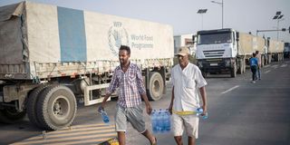 Truck drivers prepare to leave for Tigray