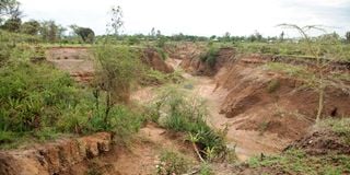soil erosion, gullies, nyakach