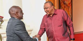 President Uhuru Kenyatta and Deputy President William Ruto 