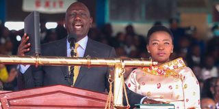 President William Ruto and First Lady Rachel Ruto.