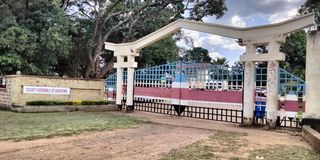 Bungoma county assembly entrance.