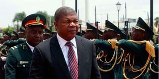 Angolan President Joao Lourenco 