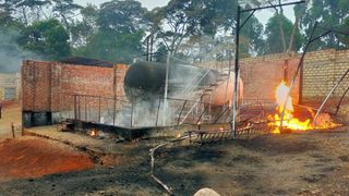 Gas plant explosion at Kanyariri in Kiambu County