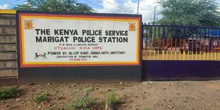 Marigat police station in Baringo South investigating man over defilement of two siblings who are minors