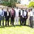 Tachoni Cultural Society (TACUSO) elders led by chairman Patrick Lichuma Sitati (tall in white suit) 