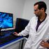 Scientist studying brain tumour cells