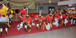 Uhuru Girls High School presents African Traditional Dance.
