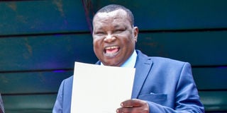 Baringo deputy governor Charles Kipngok