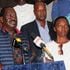 Azimio la Umoja leader Raila Odinga and his running mate Martha Karua.