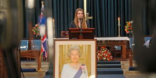 British High Commissioner Jane Marriott during the requiem mass for Queen