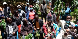 People living with disabilities in Uasin Gishu County protesting in Eldoret town over exclusion from county assembly nomination 