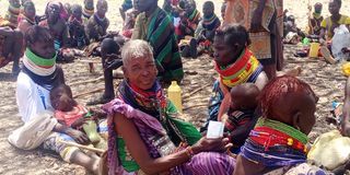 Women from Atapar village in Turkana North Sub-County