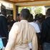 Members of the public ejecting a nominee from the West Pokot county assembly precincts on September 21, 2022