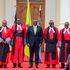 President William Ruto with the newly sworn-in Court of Appeal Judges.