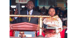 President William Ruto and First Lady Rachel Ruto.