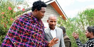 Narok Senator Ledama Ole Kina and Embakasi East MP Babu Owino